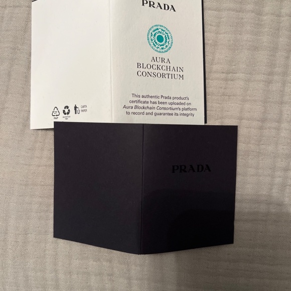 Prada 2005 Re-edition Re-Nylon Mini Bag.- Alabaster/Pale Pink - Picture 3 of 4